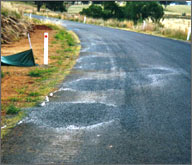 Gravel topped repairs